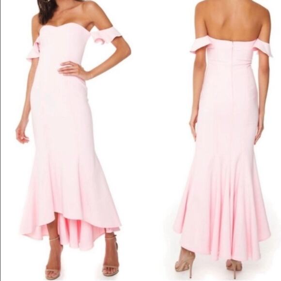 LIKELY x Revolve Sunset Gown Dress Petal Pink Bridesmaid Wedding Prom NWT SZ 6 - Picture 1 of 15